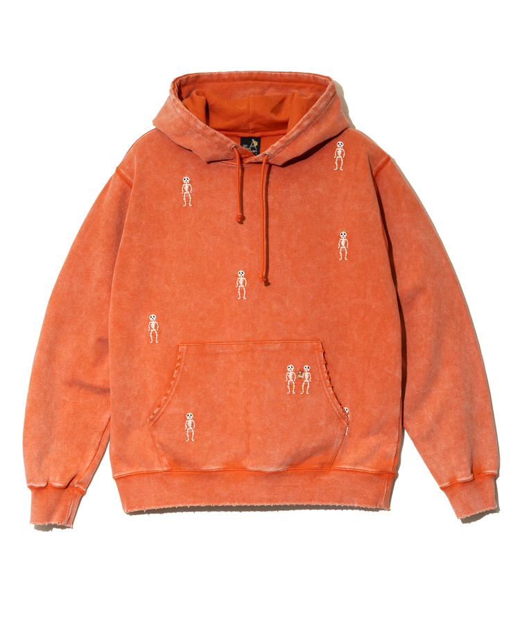 go slow caravan(ゴースローキャラバン) |ほねほね ちょいボロスウェットフーディー (MENS)
