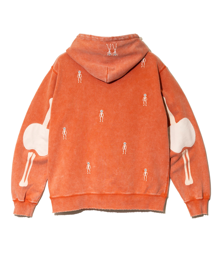 go slow caravan(ゴースローキャラバン) |ほねほね ちょいボロスウェットフーディー (MENS)