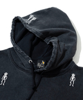 go slow caravan(ゴースローキャラバン) |ほねほね ちょいボロスウェットフーディー (MENS)