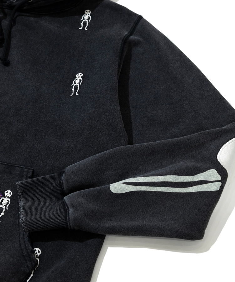 go slow caravan(ゴースローキャラバン) |ほねほね ちょいボロスウェットフーディー (MENS)