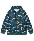 go slow caravan(ゴースローキャラバン) |寝るまで気持ちいい総柄ZIPフーディー (MENS)