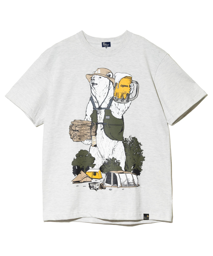 go slow caravan(ゴースローキャラバン) |ogawa×gsc キャンパークマ S/S TEE (MENS)