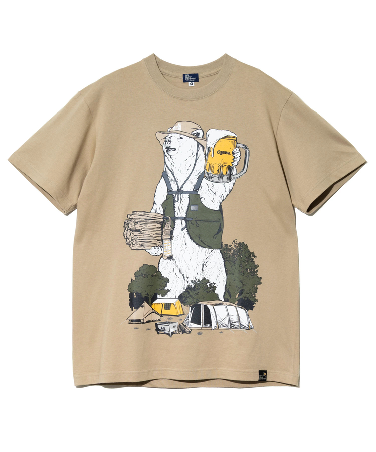 go slow caravan(ゴースローキャラバン) |ogawa×gsc キャンパークマ S/S TEE (MENS)