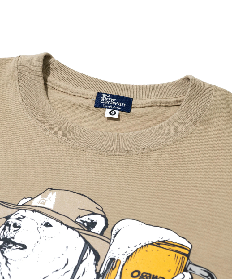 go slow caravan(ゴースローキャラバン) |ogawa×gsc キャンパークマ S/S TEE (MENS)