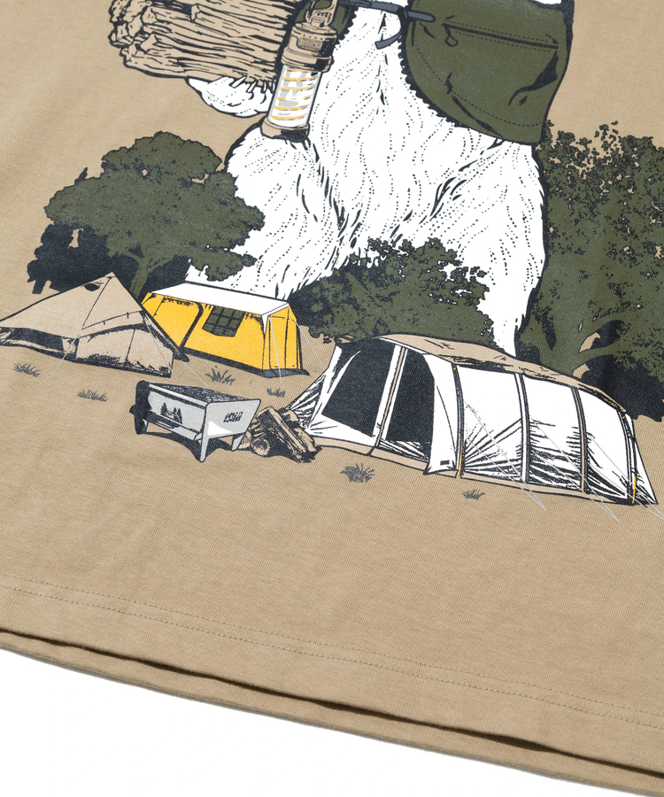 go slow caravan(ゴースローキャラバン) |ogawa×gsc キャンパークマ S/S TEE (MENS)