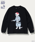 go slow caravan(ゴースローキャラバン) |【ウルトラマン×go slow caravan】USA/C 隊員猫ロングスリーブTEE (MENS)