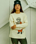 go slow caravan(ゴースローキャラバン) |【ウルトラマン×go slow caravan】USA/C 隊員猫ロングスリーブTEE (MENS)