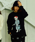 go slow caravan(ゴースローキャラバン) |【ウルトラマン×go slow caravan】USA/C 隊員猫ロングスリーブTEE (MENS)