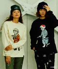 go slow caravan(ゴースローキャラバン) |【ウルトラマン×go slow caravan】USA/C 隊員猫ロングスリーブTEE (MENS)