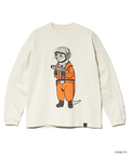 go slow caravan(ゴースローキャラバン) |【ウルトラマン×go slow caravan】USA/C 隊員猫ロングスリーブTEE (MENS)