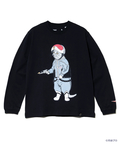go slow caravan(ゴースローキャラバン) |【ウルトラマン×go slow caravan】USA/C 隊員猫ロングスリーブTEE (MENS)