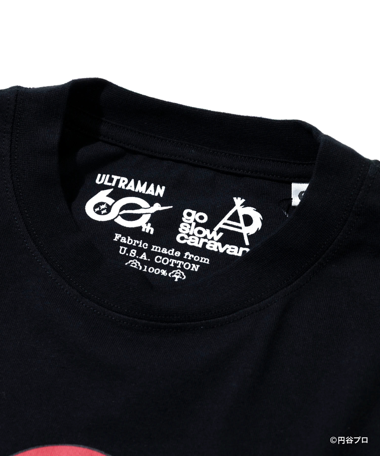 go slow caravan(ゴースローキャラバン) |【ウルトラマン×go slow caravan】USA/C 隊員猫ロングスリーブTEE (MENS)
