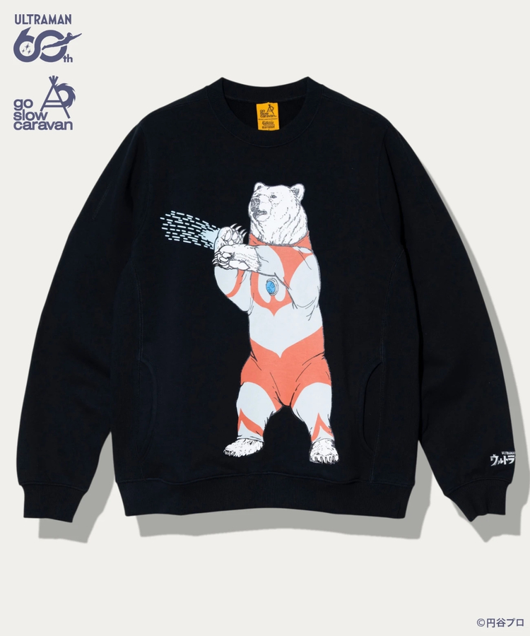 go slow caravan(ゴースローキャラバン) |【ウルトラマン×go slow caravan】ウルトラクマ アクティブパターンプルオーバー (MENS)