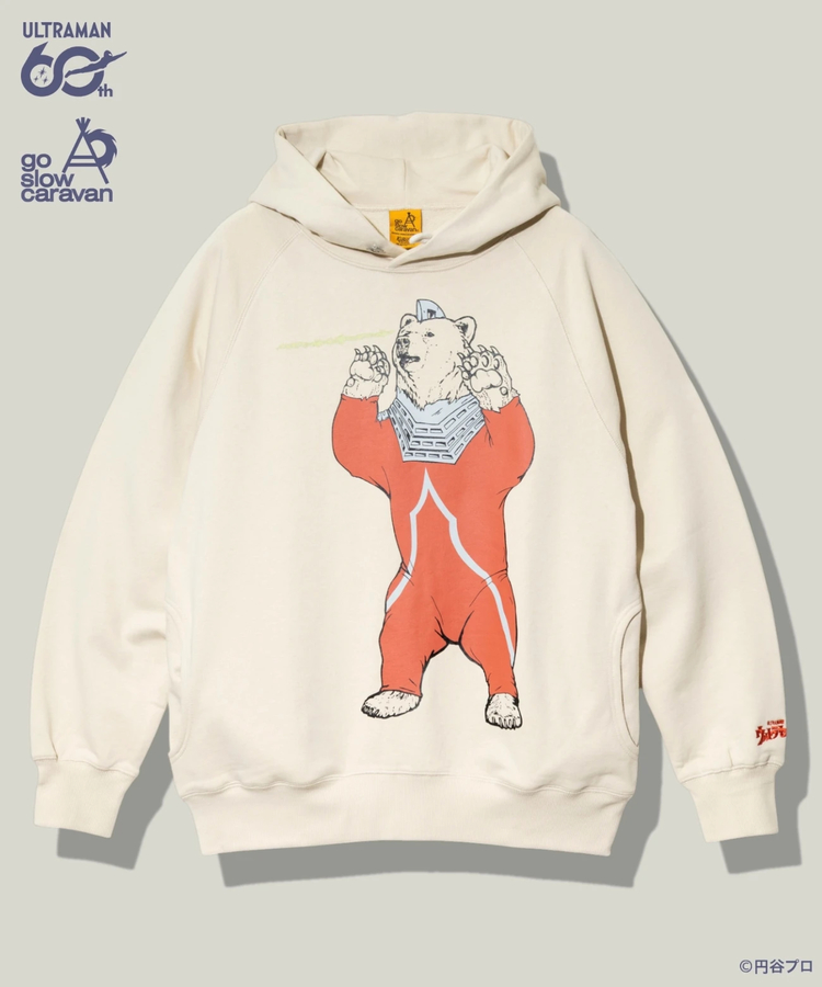 go slow caravan(ゴースローキャラバン) |【ウルトラマン×go slow caravan】ウルトラクマ コンチョプルパーカー (MENS)
