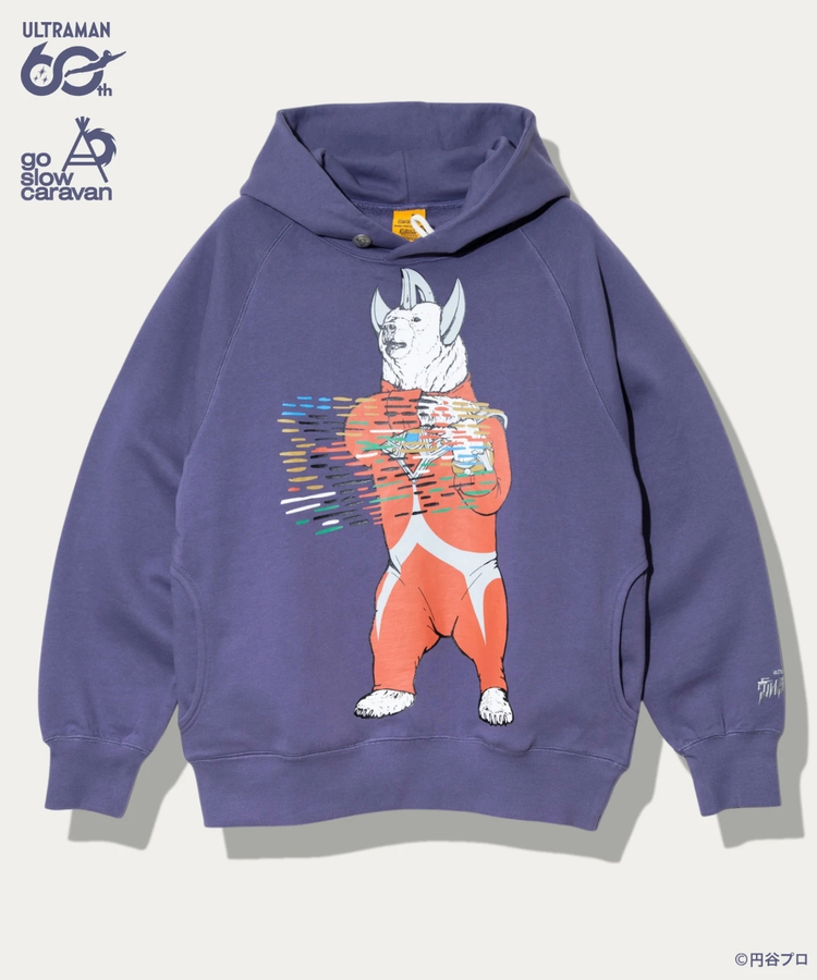 go slow caravan(ゴースローキャラバン) |【ウルトラマン×go slow caravan】ウルトラクマ コンチョプルパーカー (MENS)