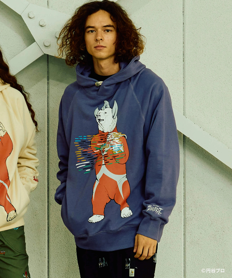 go slow caravan(ゴースローキャラバン) |【ウルトラマン×go slow caravan】ウルトラクマ コンチョプルパーカー (MENS)