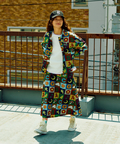 go slow caravan(ゴースローキャラバン) |オリジナル総柄PtミドルシャツJK (WOMENS)