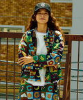 go slow caravan(ゴースローキャラバン) |オリジナル総柄PtミドルシャツJK (WOMENS)