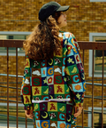 go slow caravan(ゴースローキャラバン) |オリジナル総柄PtミドルシャツJK (WOMENS)