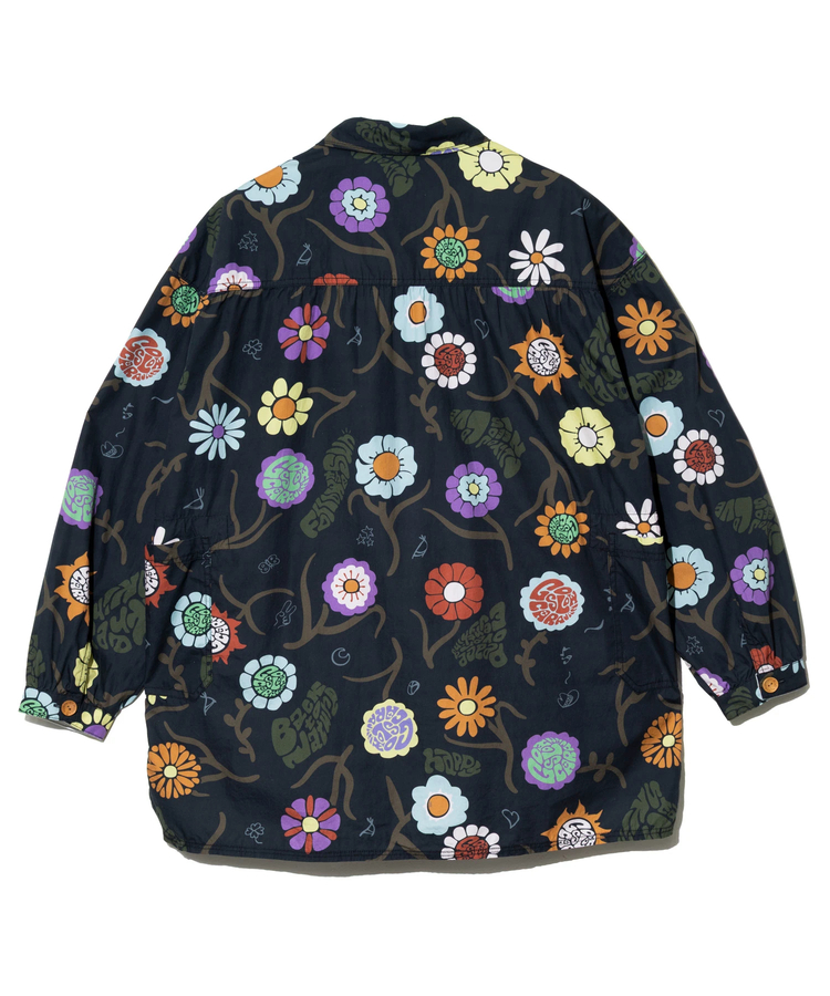 go slow caravan(ゴースローキャラバン) |オリジナル総柄Ptギャザーシャツ (WOMENS)