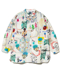 go slow caravan(ゴースローキャラバン) |オリジナル総柄Ptギャザーシャツ (WOMENS)