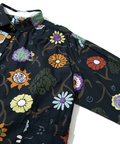 go slow caravan(ゴースローキャラバン) |オリジナル総柄Ptギャザーシャツ (WOMENS)