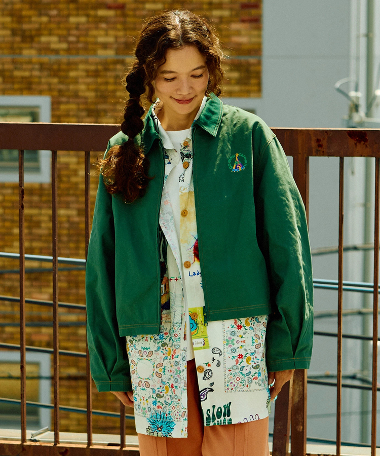 go slow caravan(ゴースローキャラバン) |キャンバスタックミドルコーチジャケット (WOMENS)