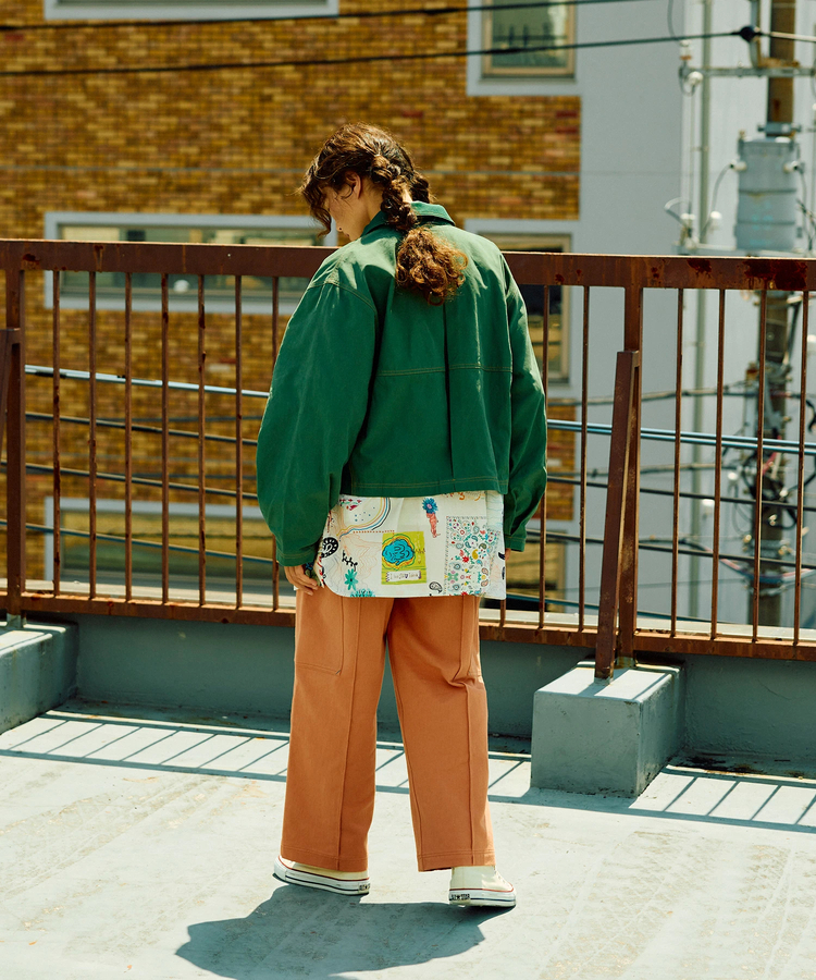 go slow caravan(ゴースローキャラバン) |キャンバスタックミドルコーチジャケット (WOMENS)