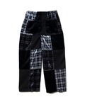 go slow caravan(ゴースローキャラバン) |ベロア×フランネルパッチワークパンツ (WOMENS)