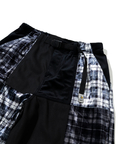 go slow caravan(ゴースローキャラバン) |ベロア×フランネルパッチワークパンツ (WOMENS)
