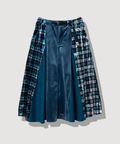 go slow caravan(ゴースローキャラバン) |ベロア×フランネルパッチワークスカート (WOMENS)