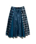 go slow caravan(ゴースローキャラバン) |ベロア×フランネルパッチワークスカート (WOMENS)