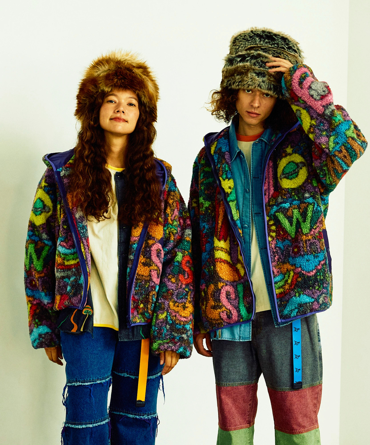 go slow caravan(ゴースローキャラバン) |サイケボアZIPミドルフーディー (WOMENS)