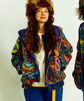 go slow caravan(ゴースローキャラバン) |サイケボアZIPミドルフーディー (WOMENS)