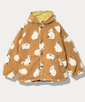 go slow caravan(ゴースローキャラバン) |オリジナルジャガードボアコンチョパーカージャケット (WOMENS)