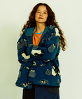 go slow caravan(ゴースローキャラバン) |オリジナルジャガードボアコンチョパーカージャケット (WOMENS)