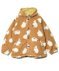 go slow caravan(ゴースローキャラバン) |オリジナルジャガードボアコンチョパーカージャケット (WOMENS)