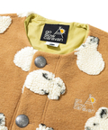 go slow caravan(ゴースローキャラバン) |オリジナルジャガードボアノーカラーコンチョコート (WOMENS)