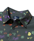 go slow caravan(ゴースローキャラバン) |ブロード総柄プリントR/Gシャツ (MENS/WOMENS)