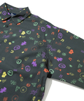 go slow caravan(ゴースローキャラバン) |ブロード総柄プリントR/Gシャツ (MENS/WOMENS)
