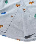 go slow caravan(ゴースローキャラバン) |オックス総柄プリントR/Gシャツ (MENS/WOMENS)