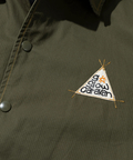 go slow caravan(ゴースローキャラバン) |針抜きストライプ刺繍コーチJKT (MENS)