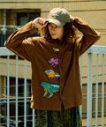 go slow caravan(ゴースローキャラバン) |コーデュロイ前立て刺繍R/Gシャツ (MENS/WOMENS)