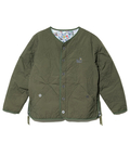 go slow caravan(ゴースローキャラバン) | 無地×総柄リバーシブルパディングカーデ (MENS/WOMENS)