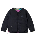 go slow caravan(ゴースローキャラバン) | 無地×総柄リバーシブルパディングカーデ (MENS/WOMENS)