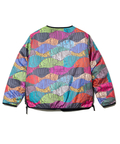 go slow caravan(ゴースローキャラバン) | 無地×総柄リバーシブルパディングカーデ (MENS/WOMENS)