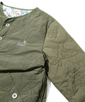 go slow caravan(ゴースローキャラバン) | 無地×総柄リバーシブルパディングカーデ (MENS/WOMENS)