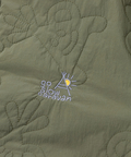 go slow caravan(ゴースローキャラバン) | 無地×総柄リバーシブルパディングカーデ (MENS/WOMENS)