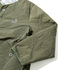 go slow caravan(ゴースローキャラバン) | 無地×総柄リバーシブルパディングカーデ (MENS/WOMENS)
