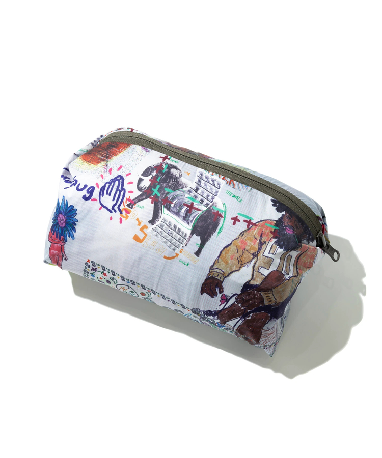 go slow caravan(ゴースローキャラバン) | 無地×総柄リバーシブルパディングカーデ (MENS/WOMENS)